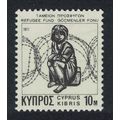 Cyprus Refugee Fund Inscript '1977' 1977 MNH SG...