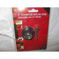 2" Diameter Rolok Disk Holder with 1/4" Shank