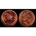 Australia Two Cent 1985 Used Coin Frilled neck-...
