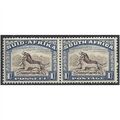 South Africa 1949 SG120 1/- Brown & Chalky Blue...