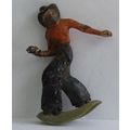 VINTAGE Plastic ' COWBOY figure ' ( 1930s )