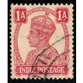 India 1941 King George VI 1A Used Stamp.