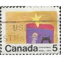 CANADA, CHRISTMAS, Star over manger, yellow 197...