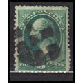 Used 184 3c George Washington Barely Clears Fan...