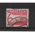 Austria.D594 6g Red.Fine Used.Aug22