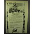 1929 NYK Line Cruise Ad - See Kyoto