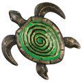Wanddekoration Turtle ø33cm,Metall Wandschmuck