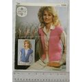 Vintage: Sirdar 6394 waistcoats, DK