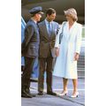 Princess Diana at Dyce Airport Aberdeen Scotlan...
