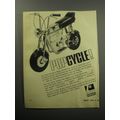 1968 Rupp Mini Bike Ad - Popcycle