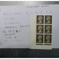 GB STAMPS Cylinder Block 4d black 1968 MNH ~~L@...