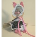 Annalee '98 Dolls 7 inch Easter Parade Girl Bun...