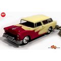 RARE KEYCHAIN 55/56/57 PINK TRI-FIVE CHEVY NOMA...