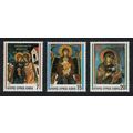 Cyprus Christmas. Church Fresco Paintings 3v 19...