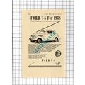 Ford V-8 22 Car Advert - 1938 Small Clipping