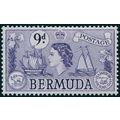 Bermuda 1958 9d violet SG143b unused