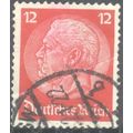 Germany 1934 - 12pf carmine - President Von Hin...