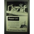 1950 Blaw-Knox Power Piping Ad - Forget It!