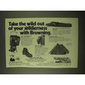 1974 Browning Ad - MacKenzie Pack; Pocket Stove