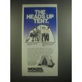 1984 Wenzel Curvilinear Tent Ad - The Heads up ...