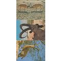 Israel Horned Nubian Ibex Animal 3x Postcard s