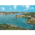 Mahon Port Menorca Spain Postcard posted 1986 c...