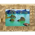 Vietnam Laser Engraved Wood Picture Frame Lands...