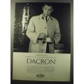 1960 Du Pont Dacron Advertisement - The flawless look for fall