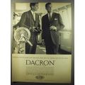 1960 Du Pont Dacron Ad - Norman Hilton tailors suits and sport coats