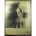 1960 Du Pont Dacron Advertisedment - Girl in Dacron Jeanne D'Arc