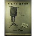 1960 Majer Slacks Advertisement - Majer Slacks ..a way of life!