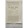 Vintage: Jabez Hopley's Birthday, A Vocal Comed...