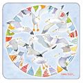 Single Coaster Seagull and Bunting Drinks Mat b...