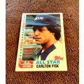 1982 Topps Carlton Fisk 554 All Star Catcher EX...