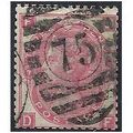 1871 SG103 3d Rose Plate 7 Good Used Check Lett...