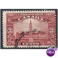 Canada 1927 SG268 3c Carmine Fine Used. .