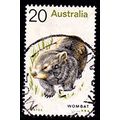 Australia 1974 Native Animals Wombat 20c Used S...