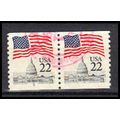 Used 2115 22c U.S. Flag Very Fine CNP Left 4 PA...