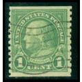 Used 597 1c Benjamin Franklin Just Clears M09657