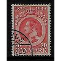 DENMARK 1945 75th BIRTHDAY KING CHRISTIAN X 20 ...