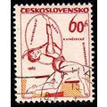 Czechoslovakia 1965 Sport 60h Used Stamp Games