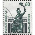 GERMANY, Bavaria Munich, green-grey 1989, 60pf, #6