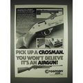 1978 Crosman 760 Airgun Ad - You Won't Believe It's an Airgun