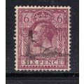 GB 1924 - 26 KGV 6d Purple stamp Wmk 111 ( C879 )
