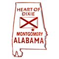 Alabama The Heart of Dixie Fridge Magnet