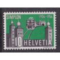 Switzerland 1956 Electric Train and Simplon Tun...