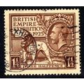 GB 1925 KGV 1 1/2d Brown British Empire Exhibit...