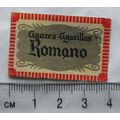 vintage Matchbox Label - Romano Cigares - Cigar...