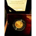 2022 GOLD PROOF 1/2 Sovereign Queen Elizabeth l...