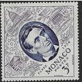 MONACO 1956 STAMP EXHIBITION 3F MINT SG546 grub...